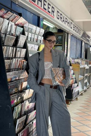 ROVENTE Structured Oversized Blazer & Tailored Pants Set