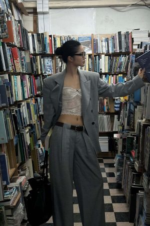 ROVENTE Structured Oversized Blazer & Tailored Pants Set