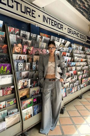 ROVENTE Structured Oversized Blazer & Tailored Pants Set