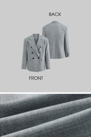 ROVENTE Structured Oversized Blazer & Tailored Pants Set