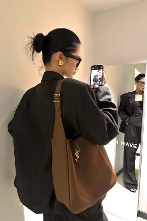 ROVENTE Tailored Pinstripe Suit Set with Blazer Corset and Wide Leg Pants