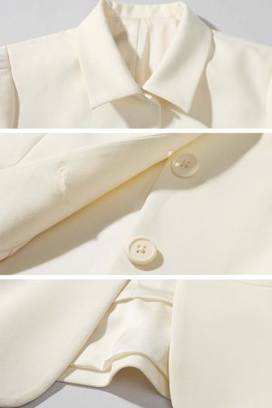 ROVENTE Tailored Puff Sleeve Shirt with Curved Hem and Fitted Waist