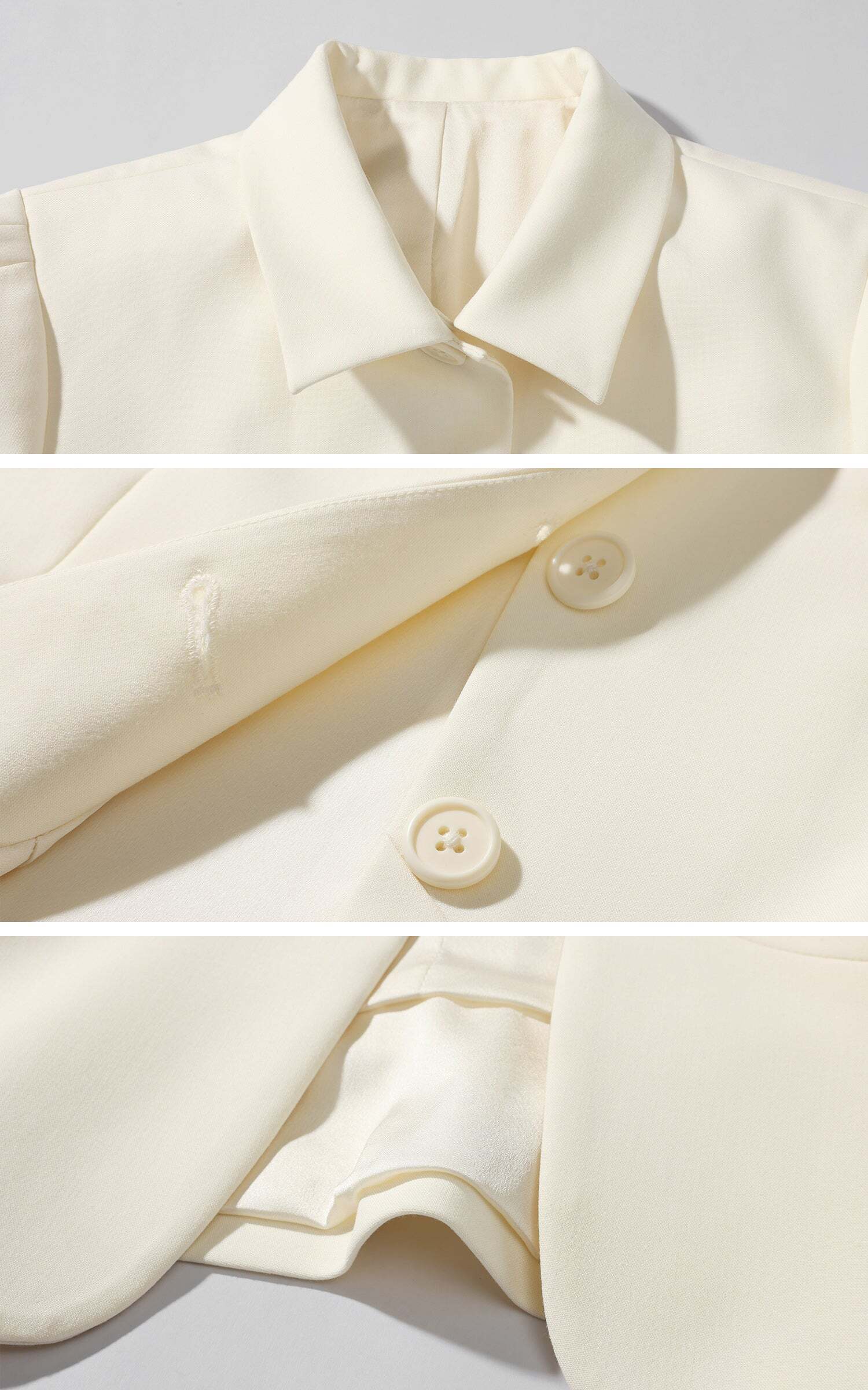 ROVENTE Tailored Puff Sleeve Shirt with Curved Hem and Fitted Waist ROVENTE Tailored Puff Sleeve Shirt with Curved Hem and Fitted Waist