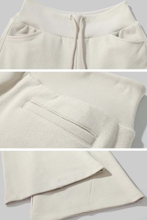 ROVENTE Wide-Leg Drawstring Sweatpants