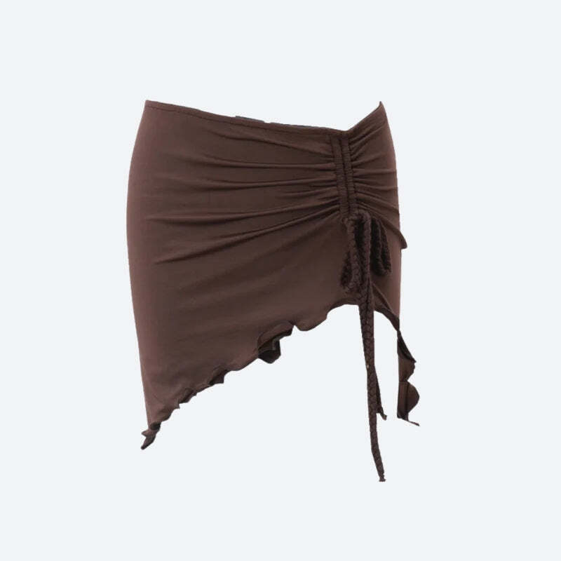 Ruched Mini Skirt Ruched Mini Skirt