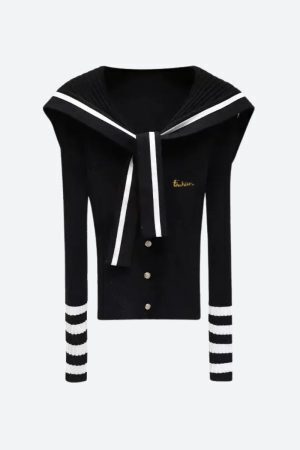 Sailor Top & Maxi Skirt Two Piece Set