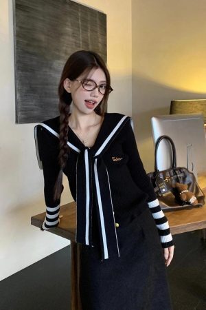 Sailor Top & Maxi Skirt Two Piece Set