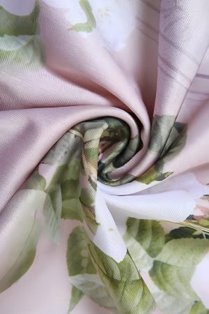 Satin Floral Midi Dress