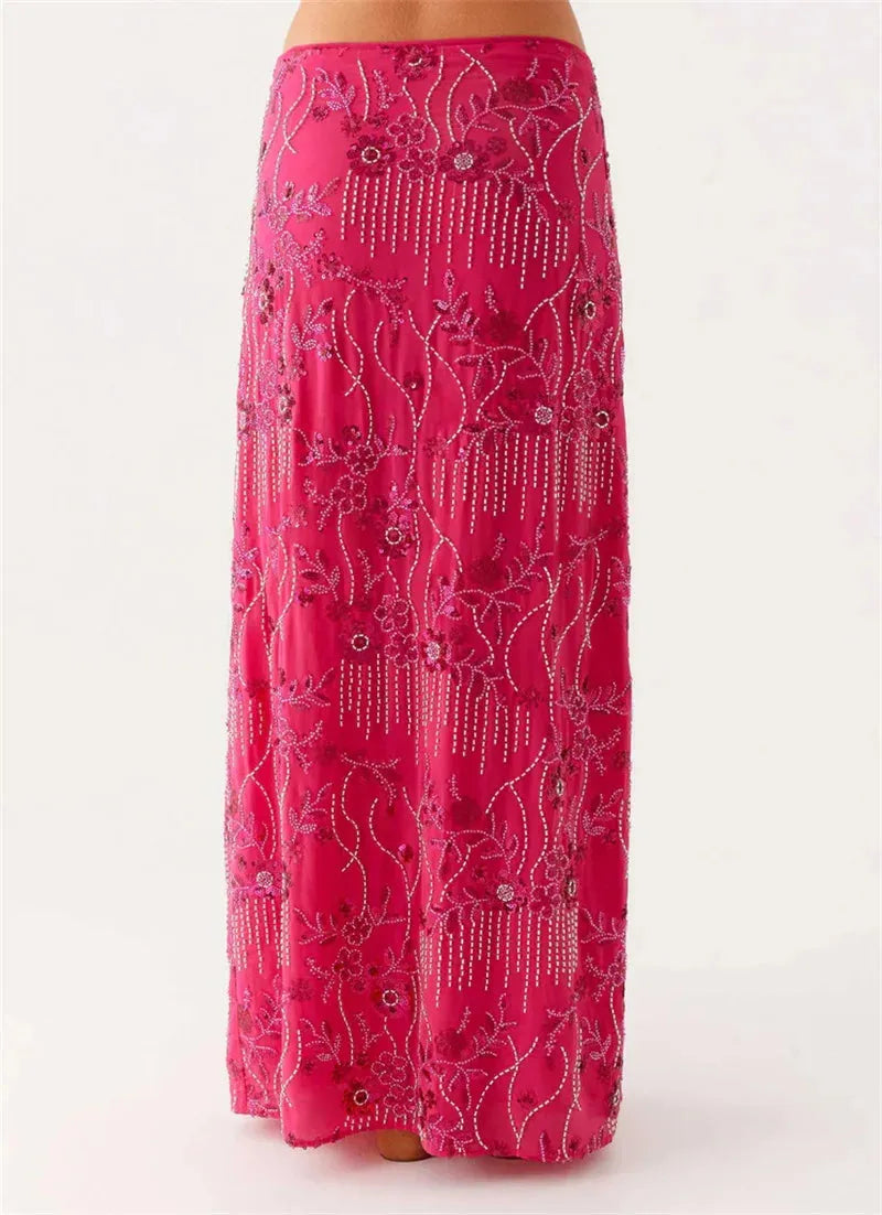 Sequin Embellished Maxi Skirt Sequin Embellished Maxi Skirt