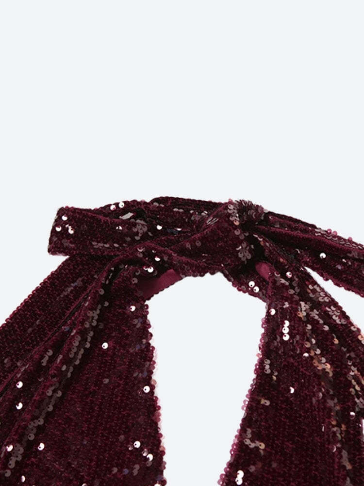 Sequined Backless Mini Dress Sequined Backless Mini Dress