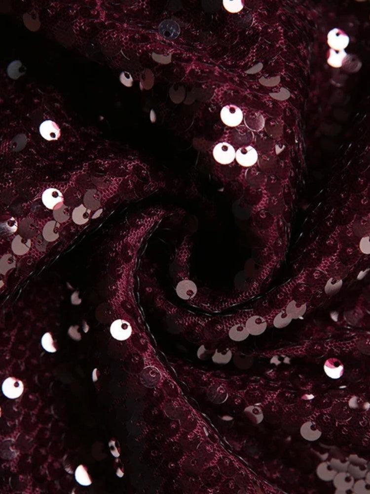 Sequined Backless Mini Dress Sequined Backless Mini Dress