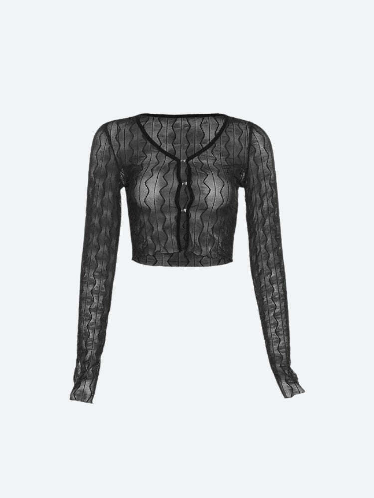 Sheer Crop Top Sheer Crop Top