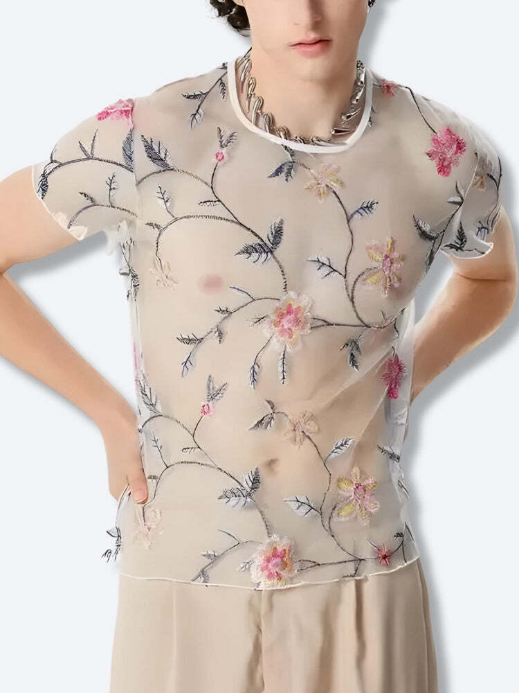 Sheer Floral Top Sheer Floral Top