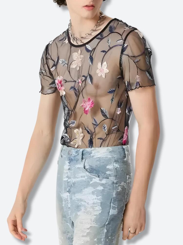 Sheer Floral Top Sheer Floral Top