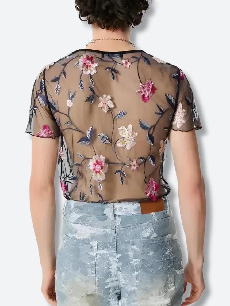 Sheer Floral Top Sheer Floral Top