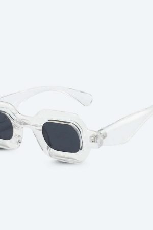 Sheer Rectangle Sunglasses
