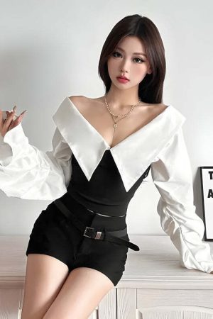 Shirt Corset Top