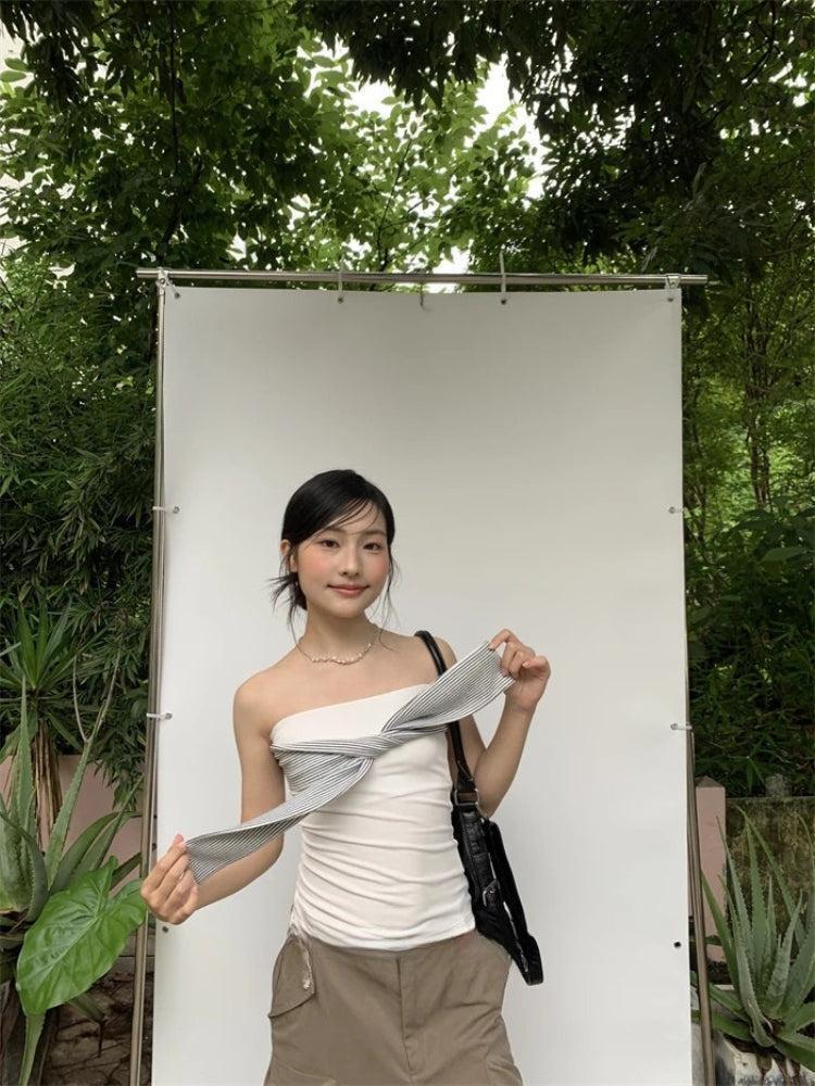 Shirt Tie Top Shirt Tie Top