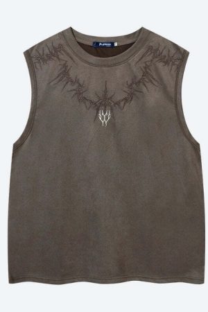 Sigilism Embroidered Sweater Vest