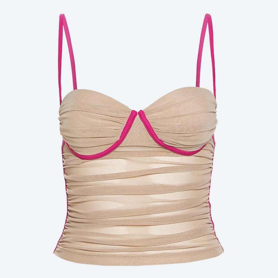 Skin Colored Mesh Top Skin Colored Mesh Top