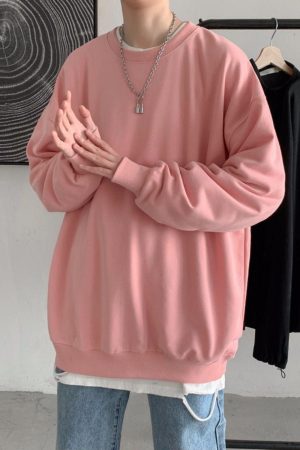 Soft Boy Basic Oversized Sweatshirt