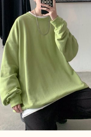 Soft Boy Basic Oversized Sweatshirt
