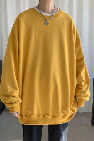 Soft Boy Basic Oversized Sweatshirt