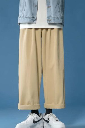 Soft Boy Casual Straight Leg Pants