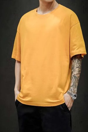 Soft Boy Crew Neck Basic Tee