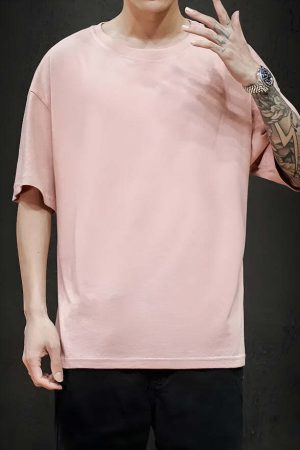 Soft Boy Crew Neck Basic Tee