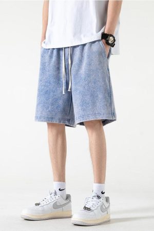 Soft Boy Drawstring Waist Sweatshort