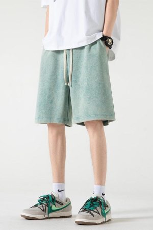 Soft Boy Drawstring Waist Sweatshort