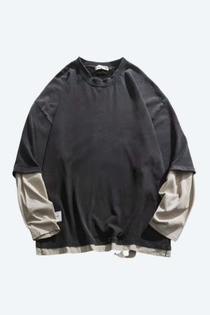 Soft Boy Layered Sleeve Sweatshirt