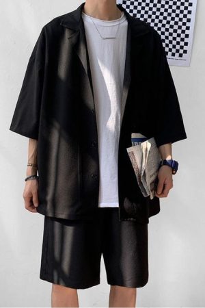 Soft Boy Shirt and Shorts Two Piece Set