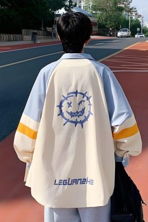 Soft Boy Smiley Pastel Shirt