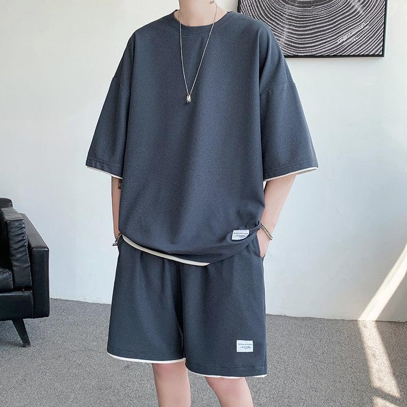 Soft Boy Sweatshirt & Sweatshorts Two Piece Set Soft Boy Sweatshirt & Sweatshorts Two Piece Set