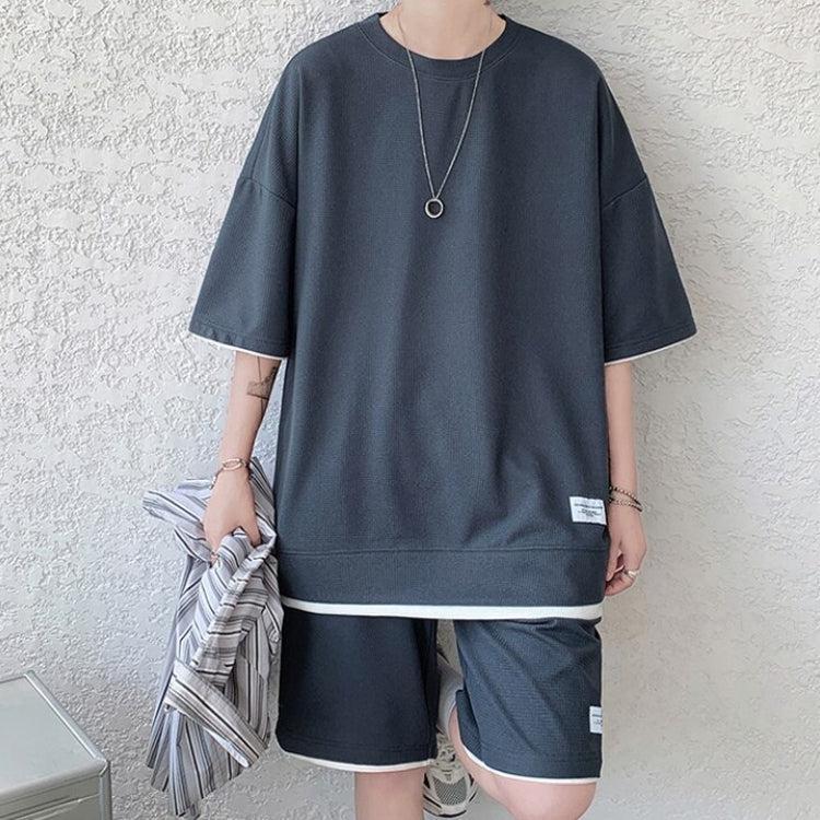 Soft Boy Sweatshirt & Sweatshorts Two Piece Set Soft Boy Sweatshirt & Sweatshorts Two Piece Set