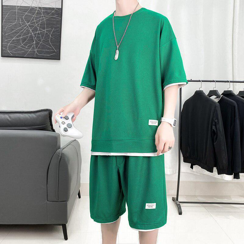 Soft Boy Sweatshirt & Sweatshorts Two Piece Set Soft Boy Sweatshirt & Sweatshorts Two Piece Set