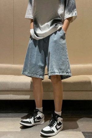 Soft Boy Wide Leg Wash Shorts