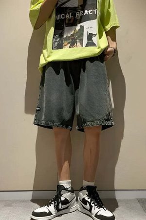 Soft Boy Wide Leg Wash Shorts