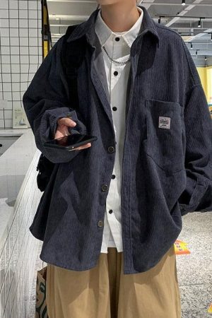 Soft Corduroy Casual Shirt