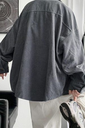 Soft Corduroy Casual Shirt