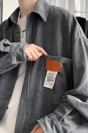 Soft Corduroy Casual Shirt