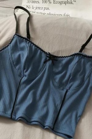 Soft Girl Bow Corduroy Top