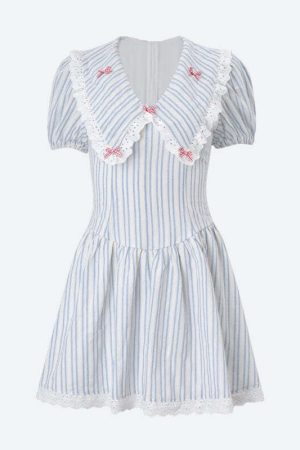 Soft Girl Chelsea Collar Mini Dress