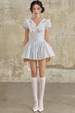Soft Girl Chelsea Collar Mini Dress