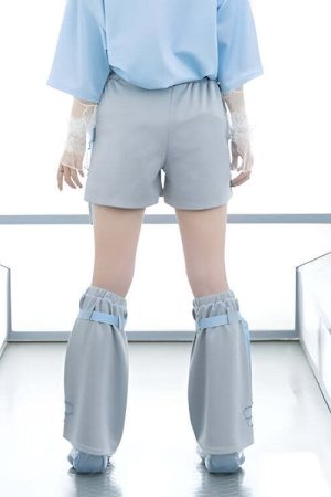 Soft Girl Cloud Wings Leg Warmers