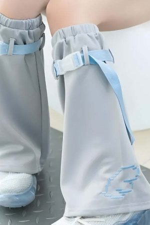 Soft Girl Cloud Wings Leg Warmers