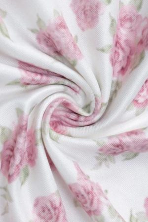 Soft Girl Floral Tube Mini Dress