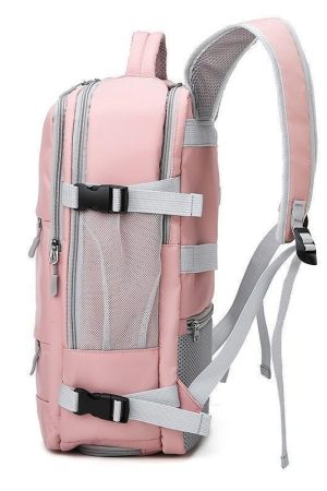 Soft Girl Hidden Pockets Travel Backpack